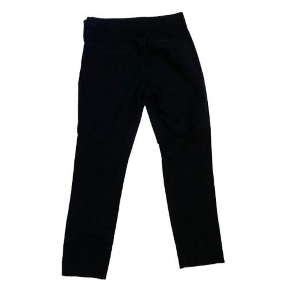 Old Navy Slim Side Zip Black Cigarette Pants Size 6 Business Wear Preowned. B2